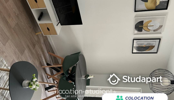 Colocation étudiante Studio &agrave; Mons en Baroeul (59370)
