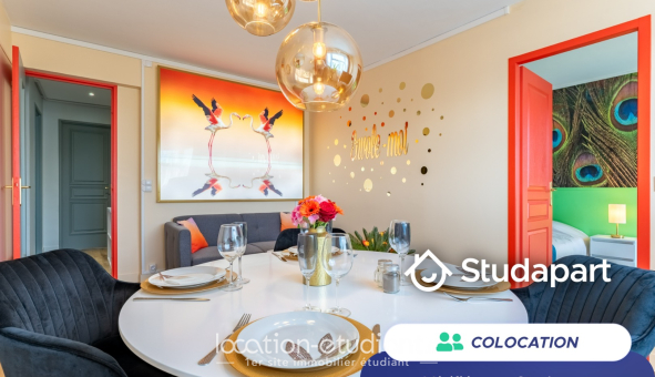 Colocation étudiante Studio &agrave; Mont Saint Aignan (76130)