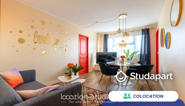 Colocation étudiante Studio &agrave; Mont Saint Aignan (76130)