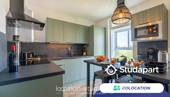 Colocation étudiante Studio &agrave; Mont Saint Aignan (76130)