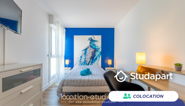 Colocation étudiante Studio &agrave; Mont Saint Aignan (76130)