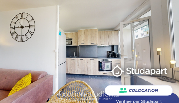 Colocation étudiante Studio &agrave; Mont Saint Aignan (76130)