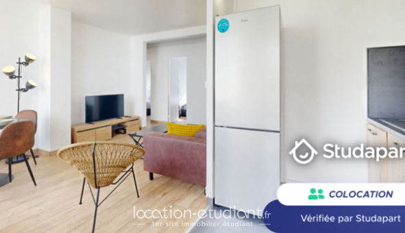 Colocation étudiante Studio &agrave; Mont Saint Aignan (76130)