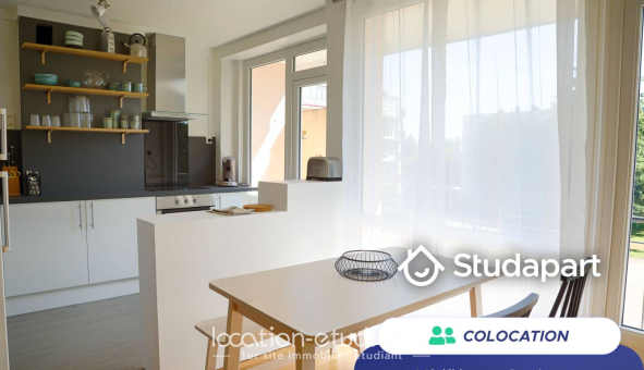 Colocation étudiante Studio &agrave; Mont Saint Aignan (76130)