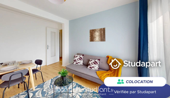Colocation étudiante Studio &agrave; Mont Saint Aignan (76130)