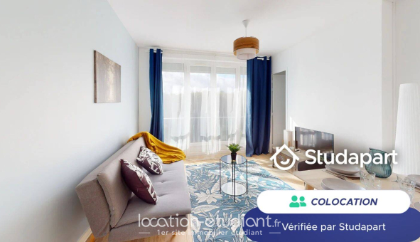 Colocation étudiante Studio &agrave; Mont Saint Aignan (76130)