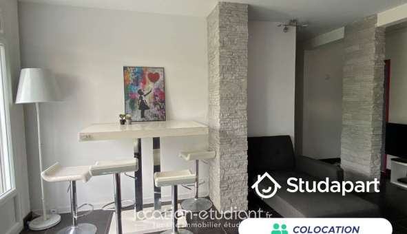 Colocation étudiante Studio &agrave; Mont Saint Aignan (76130)