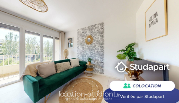 Colocation étudiante Studio &agrave; Montpellier (34080)