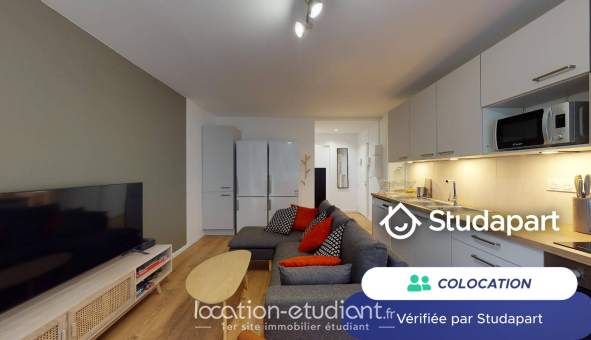 Colocation étudiante Studio &agrave; Montreuil (93100)