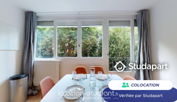 Colocation étudiante Studio &agrave; Montreuil (93100)