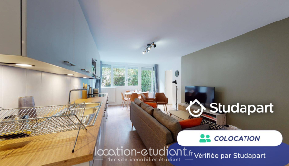 Colocation étudiante Studio &agrave; Montreuil (93100)