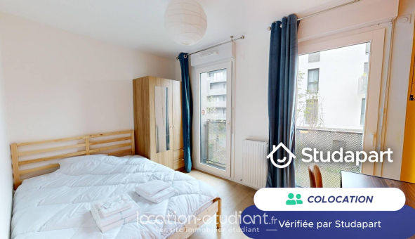 Colocation étudiante Studio &agrave; Montreuil (93100)