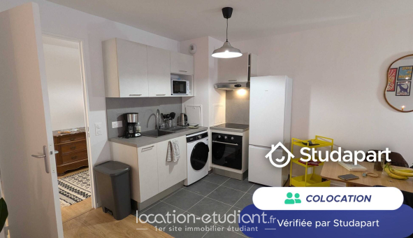 Colocation étudiante Studio &agrave; Montreuil (93100)