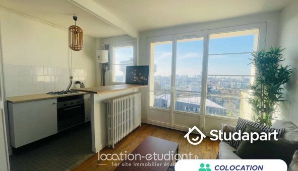 Colocation étudiante Studio &agrave; Montreuil (93100)
