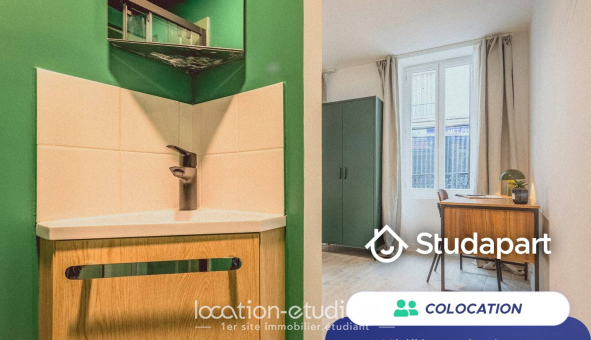 Colocation étudiante Studio &agrave; Montreuil (93100)