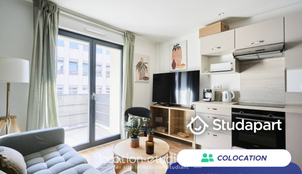 Colocation étudiante T3 &agrave; Nancy (54100)