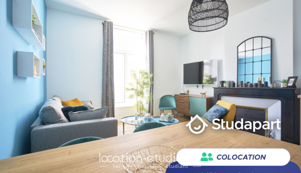 Colocation étudiante T4 &agrave; Nancy (54100)