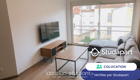 Colocation étudiante Studio &agrave; Nancy (54100)