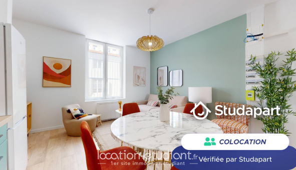 Colocation étudiante Studio &agrave; Nancy (54100)