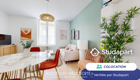 Colocation étudiante Studio &agrave; Nancy (54100)