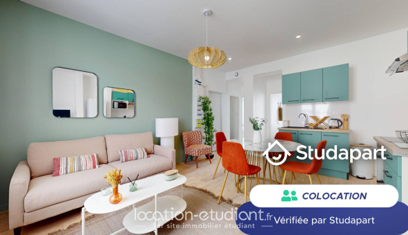 Colocation étudiante Studio &agrave; Nancy (54100)
