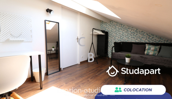 Colocation étudiante T3 &agrave; Nancy (54100)