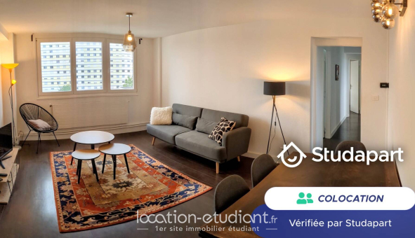 Colocation étudiante Studio &agrave; Nancy (54100)