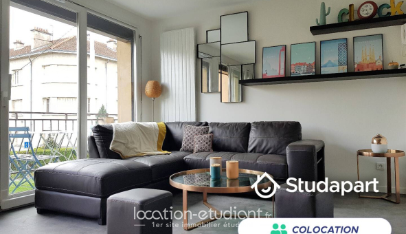 Colocation étudiante Studio &agrave; Nancy (54100)