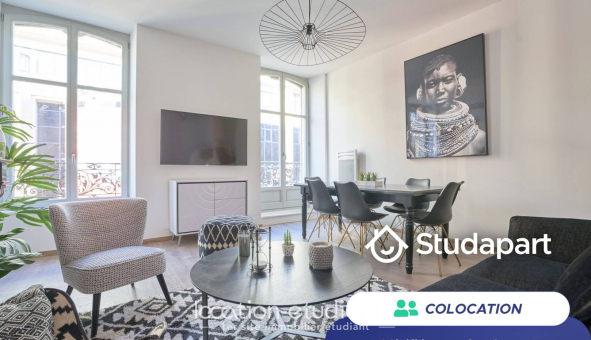 Colocation étudiante T4 &agrave; Nancy (54100)