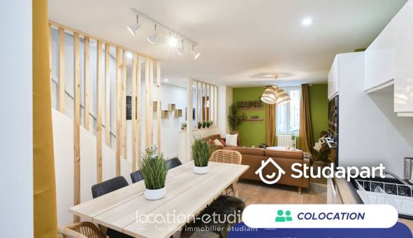 Colocation étudiante T1 &agrave; Nancy (54100)
