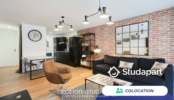 Colocation étudiante T4 &agrave; Nancy (54100)