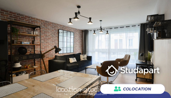 Colocation étudiante T4 &agrave; Nancy (54100)