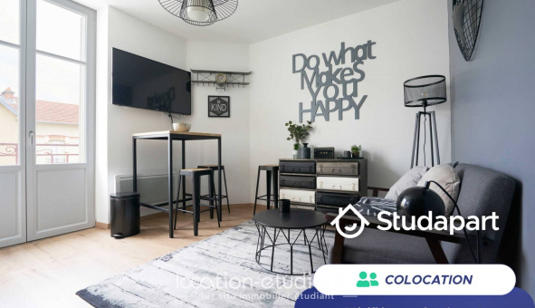 Colocation étudiante T3 &agrave; Nancy (54100)