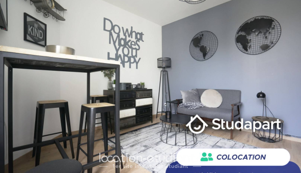Colocation étudiante T3 &agrave; Nancy (54100)