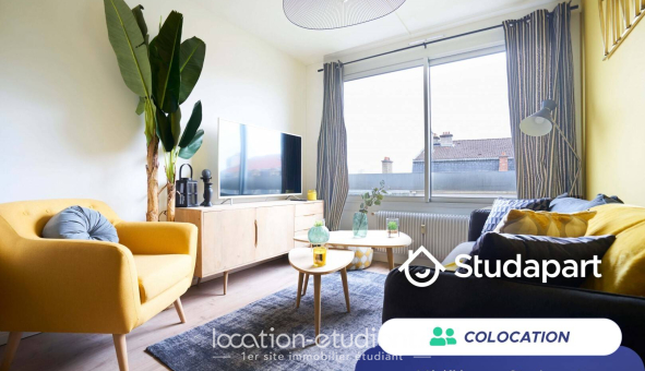 Colocation étudiante T3 &agrave; Nancy (54100)