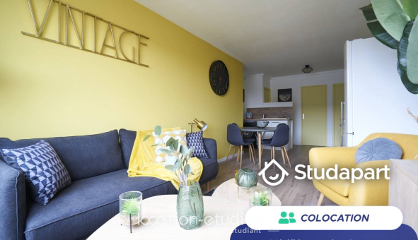 Colocation étudiante T3 &agrave; Nancy (54100)