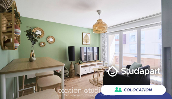 Colocation étudiante T3 &agrave; Nancy (54100)