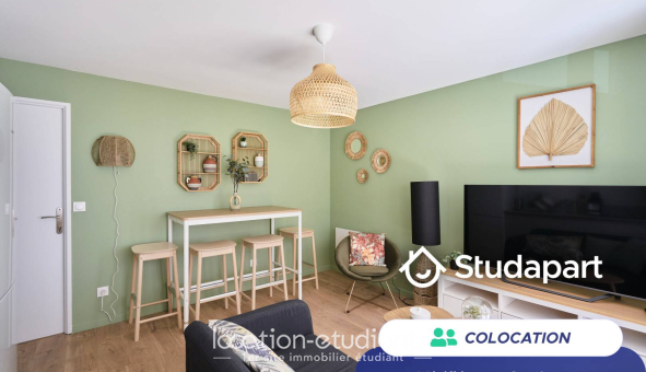 Colocation étudiante T3 &agrave; Nancy (54100)