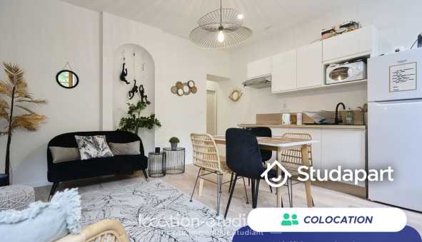 Colocation étudiante T3 &agrave; Nancy (54100)