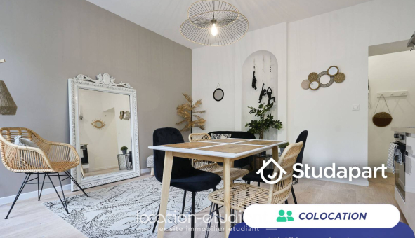 Colocation étudiante T3 &agrave; Nancy (54100)