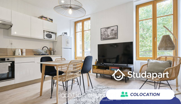 Colocation étudiante T3 &agrave; Nancy (54100)