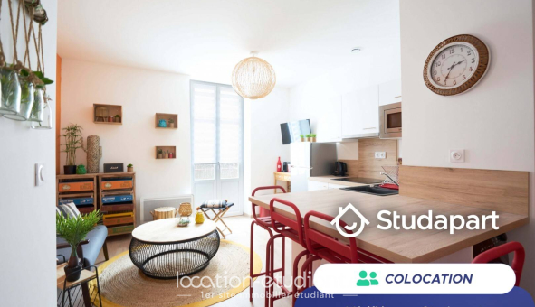 Colocation étudiante T3 &agrave; Nancy (54100)