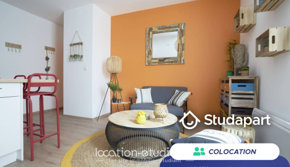 Colocation étudiante T3 &agrave; Nancy (54100)
