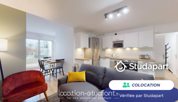 Colocation étudiante Studio &agrave; Nanterre (92000)