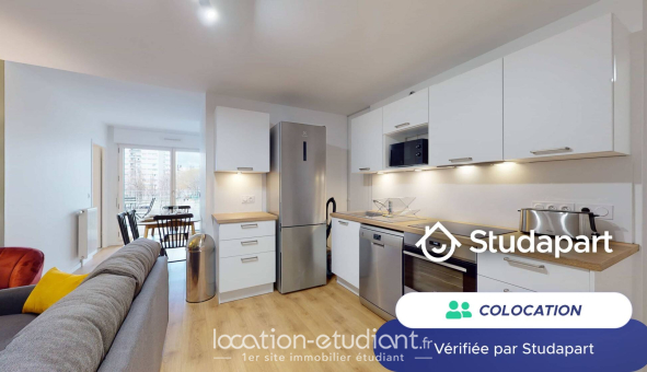Colocation étudiante Studio &agrave; Nanterre (92000)