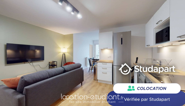 Colocation étudiante Studio &agrave; Nanterre (92000)