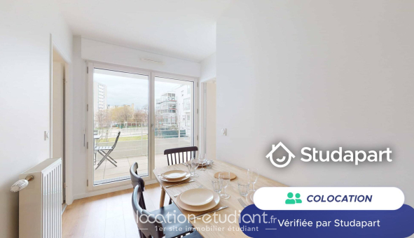 Colocation étudiante Studio &agrave; Nanterre (92000)