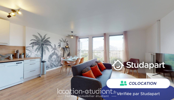 Colocation étudiante Studio &agrave; Nanterre (92000)