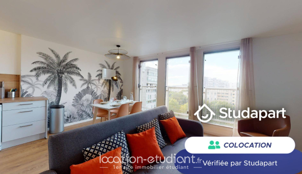 Colocation étudiante Studio &agrave; Nanterre (92000)