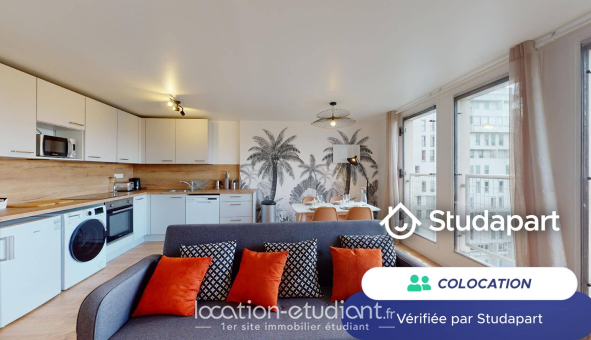 Colocation étudiante Studio &agrave; Nanterre (92000)